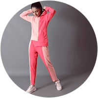 CHKOKKO Women Sports Zipper Running Winter Windcheater Track Suit