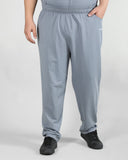 Men Grey Plus Size Trackpant With Pockets