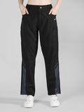 Women's Black DarkGrey Active Trouser | CHKOKKO