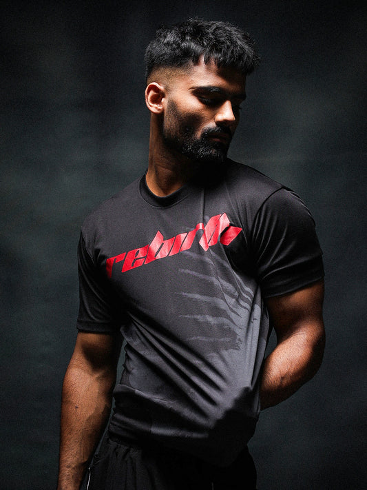 Men's Half Sleeve Graphic Gym T-shirt