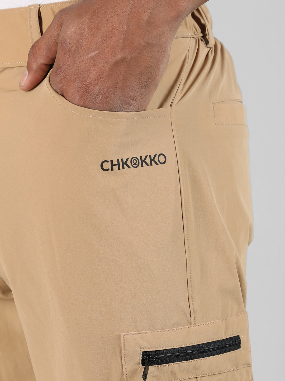 Men Camel Everyday Active Cargo Trouser