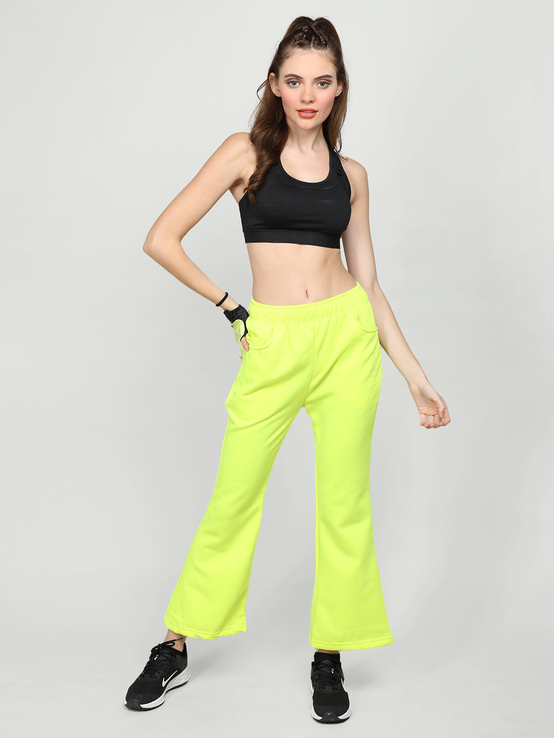Women's Bellbottom Trackpant Workout Lower