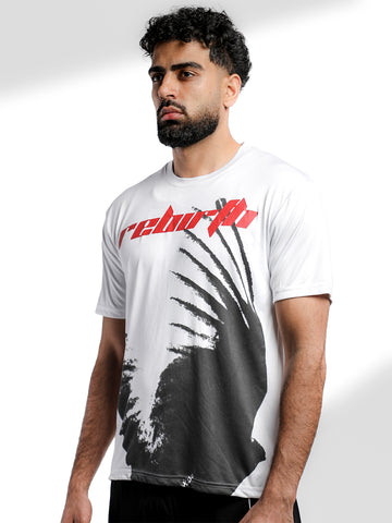 Men's Half Sleeve Graphic Gym T-shirt