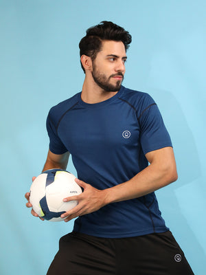 Men's Dry Fit Sports Half Sleeves Gym T-Shirt | CHKOKKO