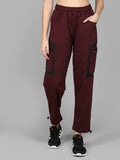 Women's Solid Cotton Trackpant