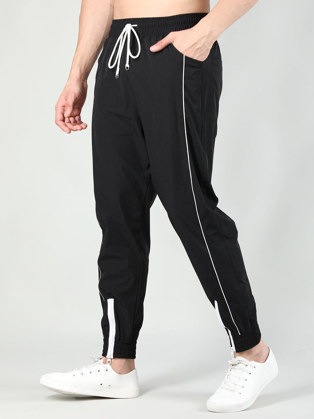 Men Black Training Sports Trackpant - Main Image