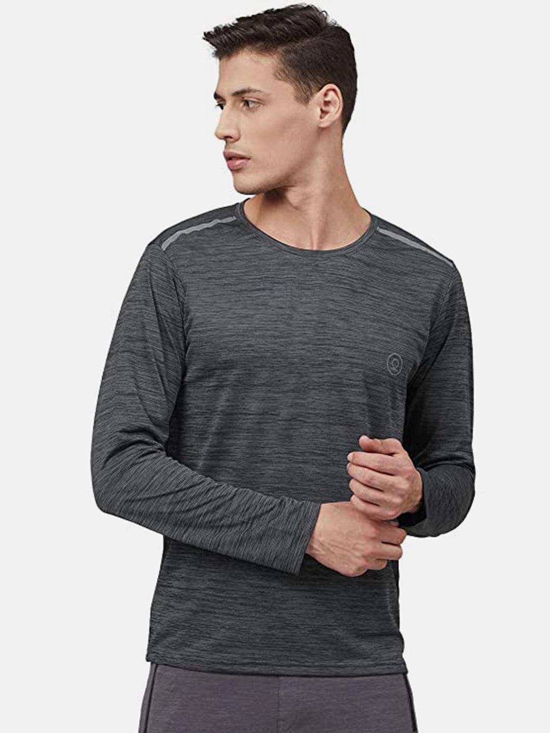 Men's Full Sleeves Regular Dry Fit Gym Sports T-Shirt - Chkokko