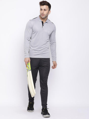 Men's Sand Full Sleeves Polo T-shirt