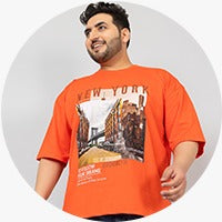 Men Plus Oversized T-shirt