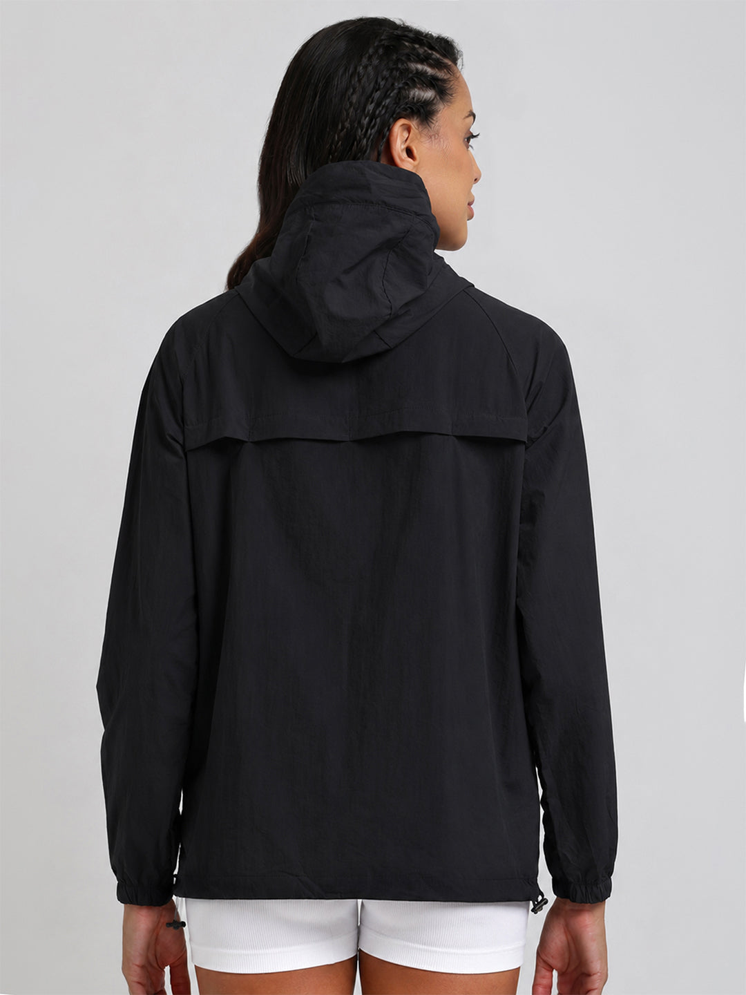 Women’s Lightweight Hooded Summer Jacket Black