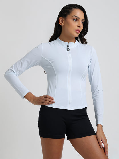 Women's Ultra-Light Summer Sports Jacket Light Blue