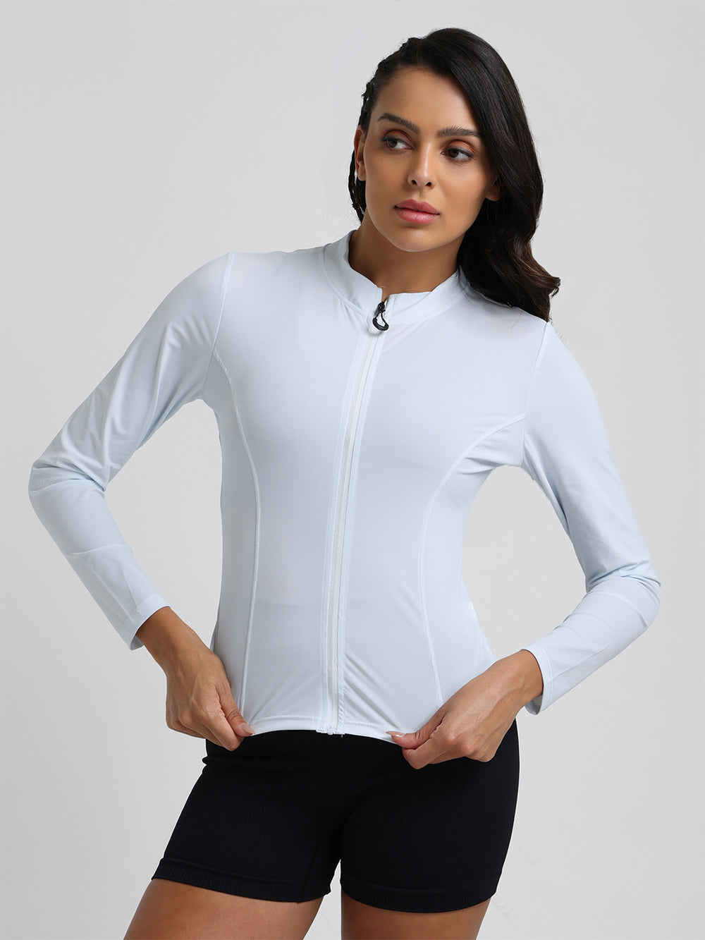 Women's Ultra-Light UV Protection Sun Screen Jacket Light Blue