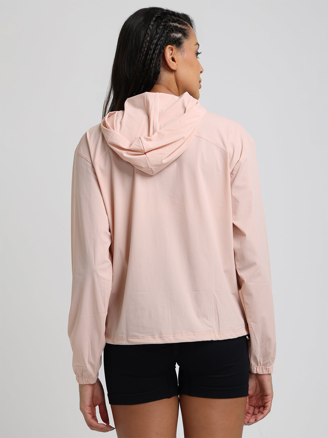 Women's Lightweight UV Protection Hooded Summer Jacket Pink
