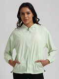 Women's Lightweight UV Protection Hooded Summer Jacket Green