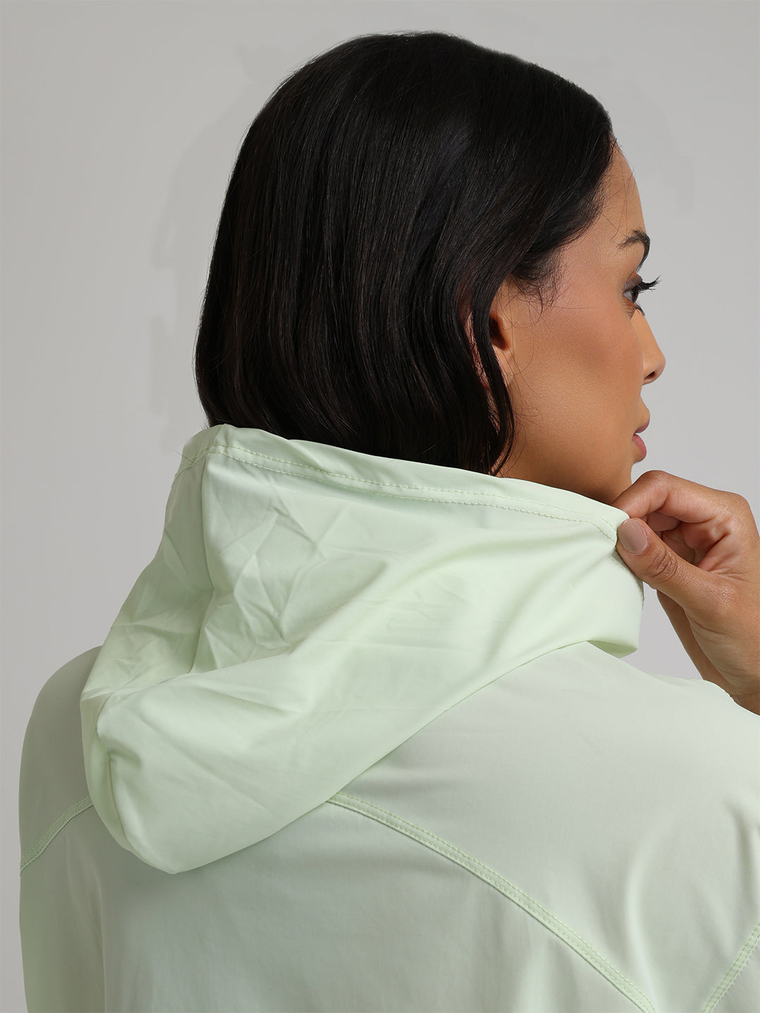 Women's Lightweight UV Protection Hooded Summer Jacket Green