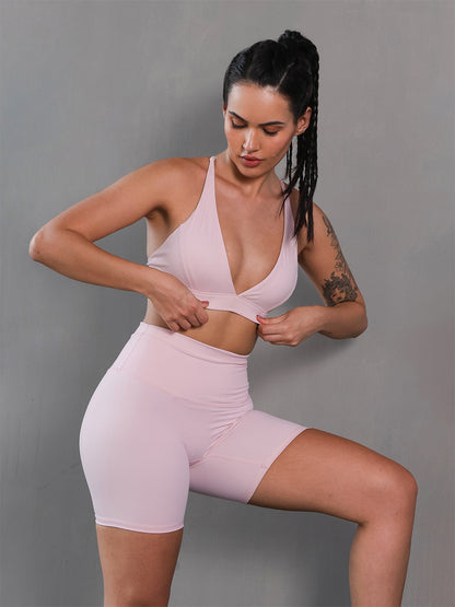 Women’s Light Pink SculptFit Gym Co-Ord Set
