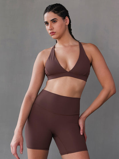 Women’s Brown SculptFit Gym Co-Ord Set