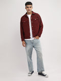 Men Winter Wear Regular Fit Corduory Jacket