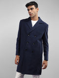 Men Winter Wear Double Breasted Long Coat