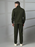 Men Olive Black Winter Tracksuit | CHKOKKO