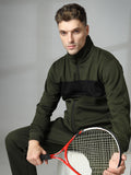 Men Olive Black Winter Tracksuit | CHKOKKO