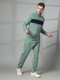 Men Pastel Green Winter Tracksuit | CHKOKKO