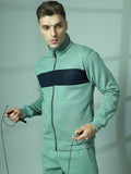 Men Pastel Green Winter Tracksuit | CHKOKKO