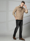 Men Winter Wear Regular Fit Corduory Jacket