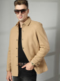 Men Winter Wear Regular Fit Single Breasted Coat