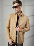 Men Winter Wear Regular Fit Single Breasted Coat