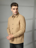 Men Winter Wear Regular Fit Single Breasted Coat