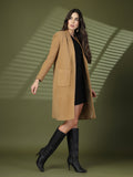 Women Casual Front Open Winter Trench Coat