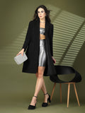 Women Casual Front Open Winter Trench Coat