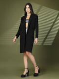 Women Casual Front Open Winter Trench Coat