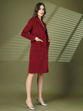 Women Casual Front Open Winter Trench Coat