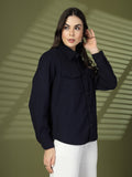 Women Winter Wear Causal Shacket | CHKOKKO