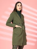 Women Winter Wear Double Breasted Long Coat