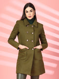 Women Double-Breasted Winter Overcoat