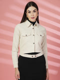 Women Winter wear Stylish Crop Jacket