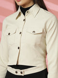 Women Winter wear Stylish Crop Jacket