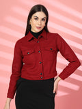 Women Winter wear Stylish Crop Jacket