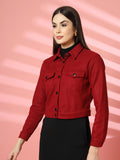 Women Winter wear Stylish Crop Jacket