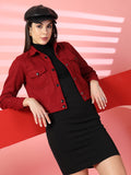 Women Winter wear Stylish Crop Jacket