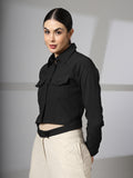 Women Winter wear Stylish Crop Jacket