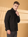 Men Winter Wear Regular Fit Single Breasted Coat