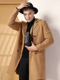 Men Winter Wear Double Breasted Long Coat