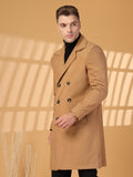 Men Winter Wear Double Breasted Long Coat