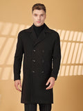 Men Winter Wear Double Breasted Long Coat