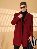 Men Winter Wear Double Breasted Long Coat