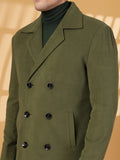 Men Winter Wear Double Breasted Long Coat